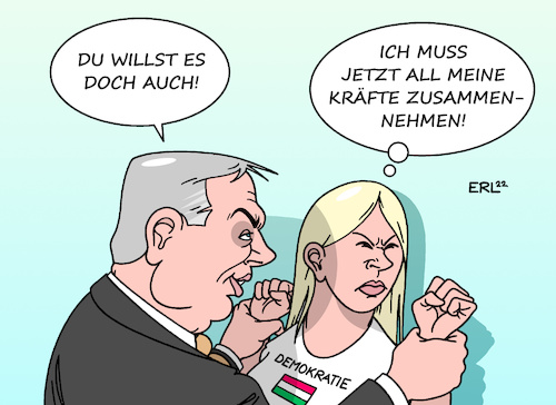 Cartoon: Orban liebt die Demokratie (medium) by Erl tagged politik,ungarn,wahl,parlament,ministerpräsident,viktor,orban,abbau,zerstörung,demokratie,medien,pressefreiheit,unabhängigkeit,justiz,wahlrecht,letzte,chance,rettung,zusammenschluss,opposition,kariktur,erl,politik,ungarn,wahl,parlament,ministerpräsident,viktor,orban,abbau,zerstörung,demokratie,medien,pressefreiheit,unabhängigkeit,justiz,wahlrecht,letzte,chance,rettung,zusammenschluss,opposition,kariktur,erl