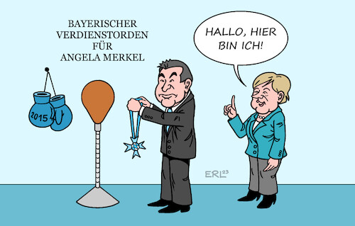 Orden für Merkel