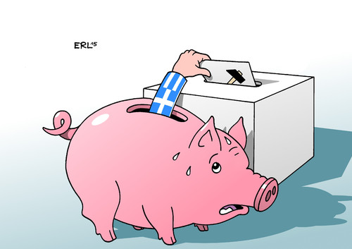 Cartoon: Oxi (medium) by Erl tagged griechenland,schulden,euro,pleite,staatspleite,staatsbankrott,eu,ezb,iwf,institutionen,sparkurs,rederendum,ja,nein,nai,oxi,grexit,eurozone,sparschwein,hammer,wahlurne,karikatur,erl,griechenland,schulden,euro,pleite,staatspleite,staatsbankrott,eu,ezb,iwf,institutionen,sparkurs,rederendum,ja,nein,nai,oxi,grexit,eurozone,sparschwein,hammer,wahlurne