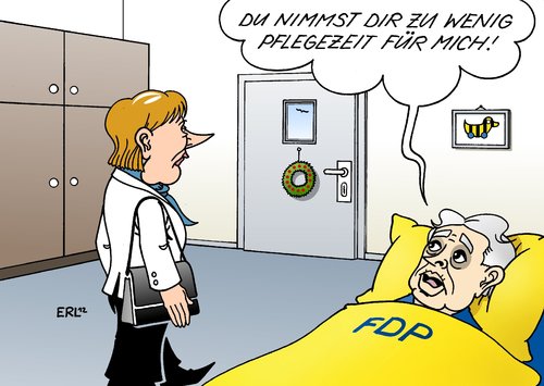 Pflegezeit Von Erl Politik Cartoon Toonpool 