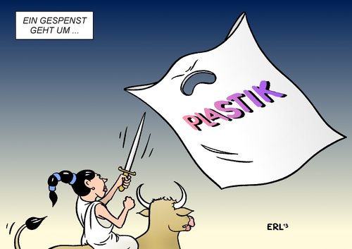 Cartoon: Plastiktüten (medium) by Erl tagged eu,verbot,plastiktüten,umwelt,umweltverschmutzung,plastik,plastikmüll,müll,meer,europa,stier,gespenst,eu,verbot,plastiktüten,umwelt,umweltverschmutzung,plastik,plastikmüll,müll,meer,europa,stier,gespenst