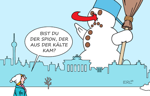 Cartoon: Schnee (medium) by Erl tagged politik,diktator,wladimir,putin,krieg,angriff,überfall,ukraine,westen,eu,deutschland,bayern,agenten,spione,planung,anschläge,enttarnung,afd,politiker,verdacht,geld,russland,schneemann,schnee,april,karikatur,erl,politik,diktator,wladimir,putin,krieg,angriff,überfall,ukraine,westen,eu,deutschland,bayern,agenten,spione,planung,anschläge,enttarnung,afd,politiker,verdacht,geld,russland,schneemann,schnee,april,karikatur,erl