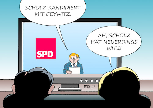 Scholz mit Geywitz I