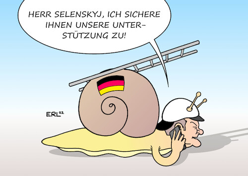 Cartoon: Scholz Selenskyj Telefonat (medium) by Erl tagged politik,krieg,angriff,überfall,wladimir,putin,russland,ukraine,unterstützung,usa,eu,deutschland,zögerlich,langsam,bundeskanzler,olaf,scholz,telefon,präsident,wolodymir,selenskyj,feuerwehr,schnecke,karikatur,erl,politik,krieg,angriff,überfall,wladimir,putin,russland,ukraine,unterstützung,usa,eu,deutschland,zögerlich,langsam,bundeskanzler,olaf,scholz,telefon,präsident,wolodymir,selenskyj,feuerwehr,schnecke,karikatur,erl