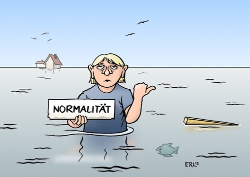 Cartoon: Sehnsucht (medium) by Erl tagged normalität,sehnsucht,müdigkeit,belastung,stress,katastrophe,überschwemmung,flut,hochwasser,anhalter,hochwasser,flut,überschwemmung,katastrophe,stress,belastung,sehnsucht,normalität,anhalter