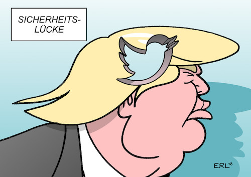 Cartoon: Sicherheitslücke (medium) by Erl tagged computer,rechner,hardware,chip,computerchip,intel,schwachstelle,angriff,hacker,sicherheitslücke,internet,it,usa,präsident,trump,sicherheitsrisiko,twitter,tweets,provokation,säbelrasseln,außenpolitik,sicherheitspolitik,diplomatie,schaden,smartphone,rechtspopulismus,nationalismus,karikatur,erl,computer,rechner,hardware,chip,computerchip,intel,schwachstelle,angriff,hacker,sicherheitslücke,internet,it,usa,präsident,trump,sicherheitsrisiko,twitter,tweets,provokation,säbelrasseln,außenpolitik,sicherheitspolitik,diplomatie,schaden,smartphone,rechtspopulismus,nationalismus,karikatur,erl