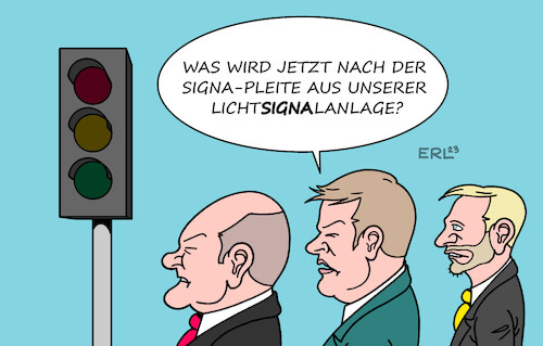 Signa Pleite Von Erl Politik Cartoon Toonpool 