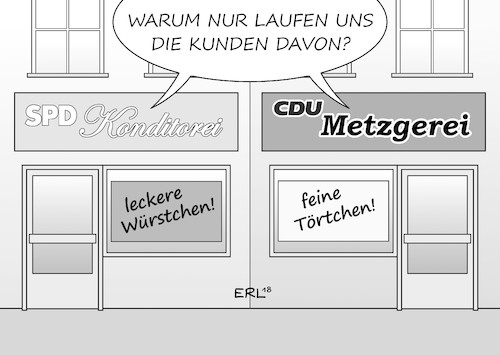 SPD- und CDU-Krise