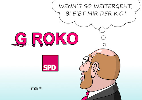 Cartoon: SPD Groko (medium) by Erl tagged bundestagswahl,regierung,regierungsbildung,sondierung,neuauflage,grosse,koalition,schwarz,rot,cdu,csu,spd,eintritt,koalitionsverhandlungen,basis,jusos,widerstand,landesverband,sachsen,anhalt,nein,abstimmung,martin,schulz,ko,parteichef,karikatur,erl,bundestagswahl,regierung,regierungsbildung,sondierung,neuauflage,grosse,koalition,schwarz,rot,cdu,csu,spd,eintritt,koalitionsverhandlungen,basis,jusos,widerstand,landesverband,sachsen,anhalt,nein,abstimmung,martin,schulz,ko,parteichef,karikatur,erl