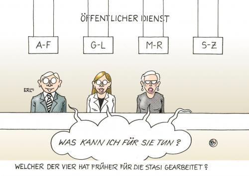 Stasi von Erl | Politik Cartoon | TOONPOOL