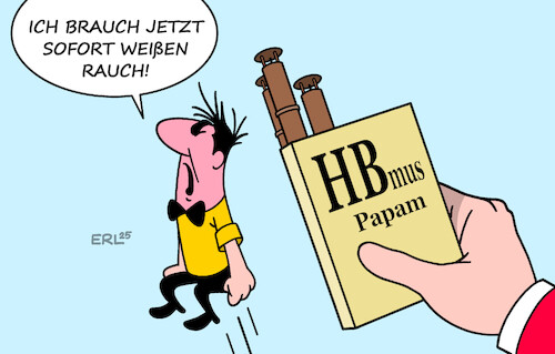 Cartoon: Suchtpotential (medium) by Erl tagged politik,religion,glaube,kirche,papst,konklave,papstwahl,weißer,rauch,beobachter,sucht,rauchen,hb,männchen,karikatur,erl,politik,religion,glaube,kirche,papst,konklave,papstwahl,weißer,rauch,beobachter,sucht,rauchen,hb,männchen,karikatur,erl