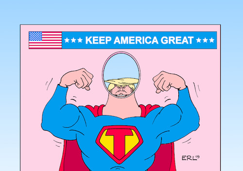 Cartoon: Superman (medium) by Erl tagged illustration,politik,usa,präsident,donald,trump,rechtspopulismus,nationalismus,rassismus,lügen,spaltung,handelskrieg,recht,des,stärkeren,antritt,wahl,zweite,amtszeit,superman,karikatur,erl,illustration,politik,usa,präsident,donald,trump,rechtspopulismus,nationalismus,rassismus,lügen,spaltung,handelskrieg,recht,des,stärkeren,antritt,wahl,zweite,amtszeit,superman,karikatur,erl