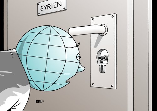 Cartoon: Syrien (medium) by Erl tagged syrien,diktatur,diktator,assad,revolution,aufstand,bürgerkrieg,demokratie,niederschlagung,erschießung,massenmord,welt,zuschauer,menschenrechte,bericht,syrien,diktatur,diktator,assad,revolution,aufstand,demokratie,bürgerkrieg,niederschlagung,erschießung