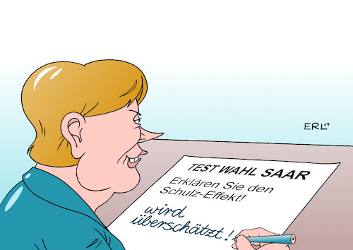 Cartoon: Testwahl II (medium) by Erl tagged wahl,landtagswahl,saarland,test,start,superwahljahr,cdu,ministerpräsidentin,annegret,kramp,karrenbauer,bundeskanzlerin,angekla,merkel,spd,anke,rehlinger,kanzlerkandidat,martin,schulz,effekt,karikatur,erl,wahl,landtagswahl,saarland,test,start,superwahljahr,cdu,ministerpräsidentin,annegret,kramp,karrenbauer,bundeskanzlerin,angekla,merkel,spd,anke,rehlinger,kanzlerkandidat,martin,schulz,effekt,karikatur,erl