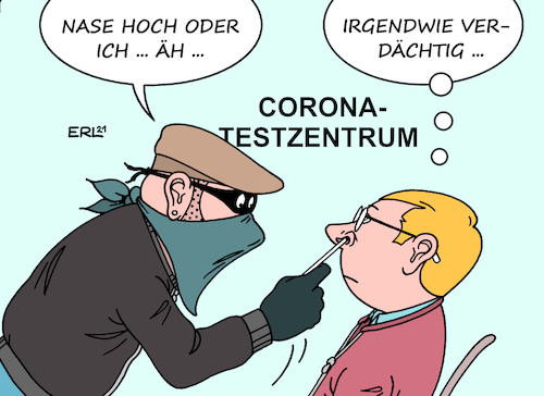 Cartoon: Testzentrum (medium) by Erl tagged politik,corona,virus,pandemie,covid19,test,testzentrum,betreiber,privat,betrug,abrechnung,abrechnungsbetrug,krankenkasse,verbrechen,verdacht,karikatur,erl,politik,corona,virus,pandemie,covid19,test,testzentrum,betreiber,privat,betrug,abrechnung,abrechnungsbetrug,krankenkasse,verbrechen,verdacht,karikatur,erl