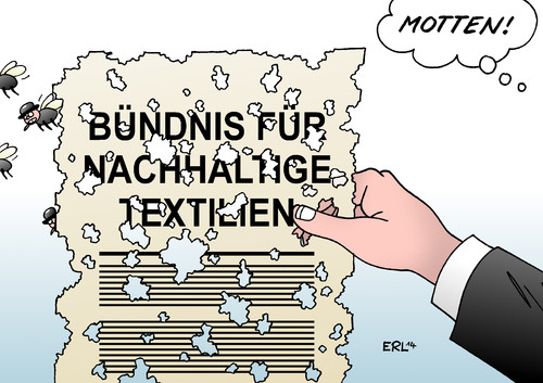 Cartoon: Textilbündnis (medium) by Erl tagged kleidung,textilien,herstellung,bangla,desh,arbeiterinnen,näherinnen,ausbeutung,nachhaltigkeit,bündnis,textilbündnis,entwicklungshilfeminister,gerd,müller,csu,torpedierung,textilindustrie,kleidung,textilien,herstellung,bangla,desh,arbeiterinnen,näherinnen,ausbeutung,nachhaltigkeit,bündnis,textilbündnis,entwicklungshilfeminister,gerd,müller,csu,torpedierung,textilindustrie