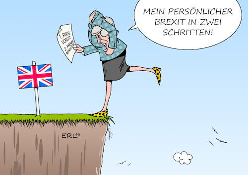 Cartoon: Theresa May (medium) by Erl tagged politik,brexit,austritt,großbritannien,gb,uk,eu,europäische,union,theresa,may,management,mangelhaft,rücktritt,parteivorsitz,tories,premierministerin,karikatur,erl,politik,brexit,austritt,großbritannien,gb,uk,eu,europäische,union,theresa,may,management,mangelhaft,rücktritt,parteivorsitz,tories,premierministerin,karikatur,erl