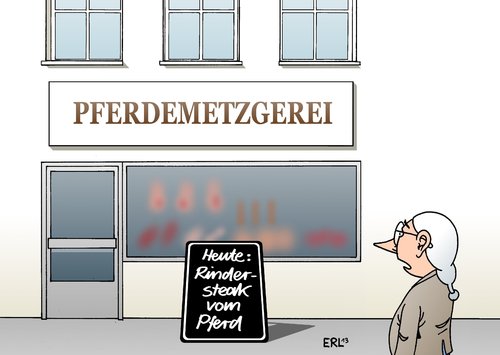 Cartoon: Transparenz (medium) by Erl tagged rind,pferd,pferdemetzgerei,metzgerei,ehrlichkeit,transparenz,pferdefleisch,rindfleisch,skandal,lebensmittel,eu,eu,lebensmittel,skandal,rindfleisch,pferdefleisch,transparenz,ehrlichkeit,metzgerei,pferdemetzgerei,pferd,rind