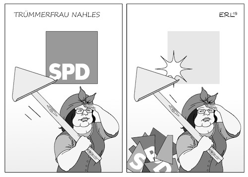 Trümmerfrau Nahles