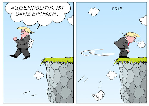 Cartoon: Trump Außenpolitik (medium) by Erl tagged politik,usa,präsident,donald,trump,absage,treffen,nordkorea,diktator,kim,jong,un,abrüstung,atomwaffen,gipfel,hoffnung,frieden,diplomatie,außenpolitik,kompliziert,vielschichtig,verhandlungen,gespräche,einfach,deal,überschätzung,abgrund,karikatur,erl,politik,usa,präsident,donald,trump,absage,treffen,nordkorea,diktator,kim,jong,un,abrüstung,atomwaffen,gipfel,hoffnung,frieden,diplomatie,außenpolitik,kompliziert,vielschichtig,verhandlungen,gespräche,einfach,deal,überschätzung,abgrund,karikatur,erl