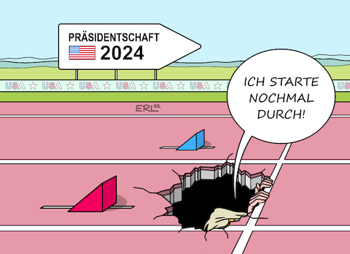 Cartoon: Trump Kandidatur (medium) by Erl tagged politik,usa,donald,trump,ankündigung,kandidatur,präsidentschaft,präsident,2024,republikaner,einbruch,midterms,wahlen,kongress,repräsentantenhaus,senat,karikatur,erl,politik,usa,donald,trump,ankündigung,kandidatur,präsidentschaft,präsident,2024,republikaner,einbruch,midterms,wahlen,kongress,repräsentantenhaus,senat,karikatur,erl