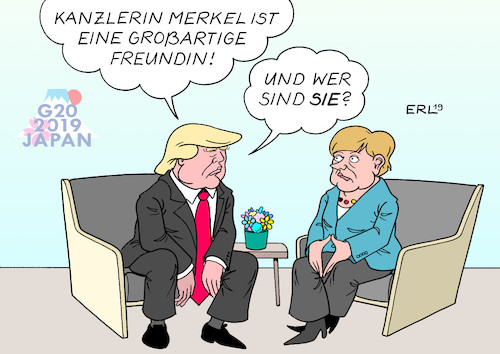 Trump Merkel