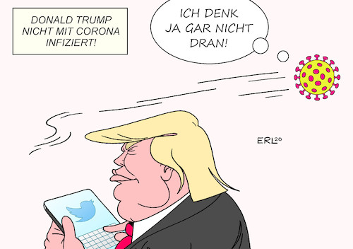 Trump nicht infiziert