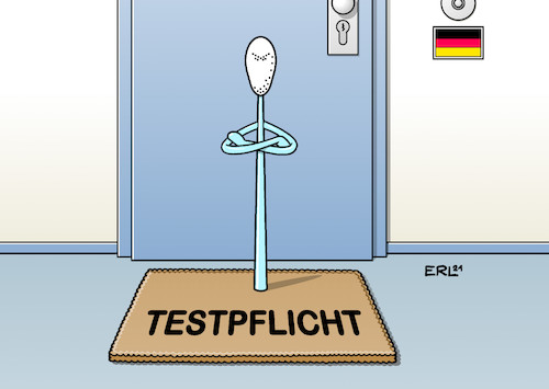 Cartoon: Türsteher (medium) by Erl tagged politik,corona,virus,pandemie,covid19,ferien,urlaub,tourismus,reisen,risikogebiete,mutation,delta,variante,testpflicht,reiserückkehrer,groko,bundesregierung,cdu,csu,spd,teststäbchen,wattestäbchen,tütsteher,deutschland,karikatur,erl,politik,corona,virus,pandemie,covid19,ferien,urlaub,tourismus,reisen,risikogebiete,mutation,delta,variante,testpflicht,reiserückkehrer,groko,bundesregierung,cdu,csu,spd,teststäbchen,wattestäbchen,tütsteher,deutschland,karikatur,erl