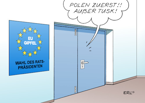 Cartoon: Tusk (medium) by Erl tagged donald,tusk,pole,eu,ratspräsident,wiederwahl,widerstand,regierung,polen,pis,partei,konservativ,rechtspopulismus,egoismus,nationalismus,abbau,meinungsfreiheit,pressefreiheit,demokratie,erpressung,gipfel,blockade,karikatur,erl,donald,tusk,pole,eu,ratspräsident,wiederwahl,widerstand,regierung,polen,pis,partei,konservativ,rechtspopulismus,egoismus,nationalismus,abbau,meinungsfreiheit,pressefreiheit,demokratie,erpressung,gipfel,blockade,karikatur,erl