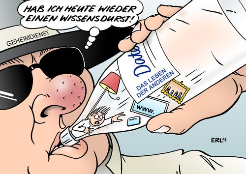 Cartoon: Überwachung (medium) by Erl tagged geheimdienste,überwachung,internet,daten,wissen,macht,wissensdurst,leben,diplomaten,g20,g8,gipfel,großbritannien,geheimdienste,überwachung,internet,daten,wissen,macht,wissensdurst,leben,diplomaten,g20,g8,gipfel,großbritannien