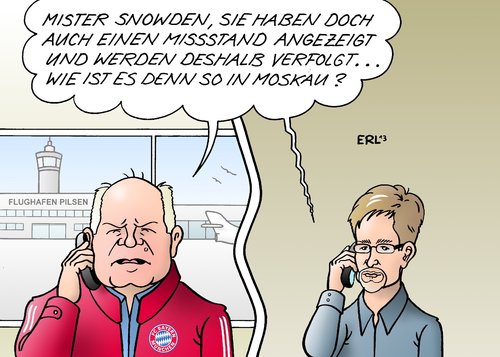 Cartoon: Uli Hoeneß (medium) by Erl tagged uli,hoeneß,fc,bayern,präsident,steuerhinterziehung,selbstanzeige,konto,schweiz,prozess,gericht,gerichtsverfahren,strafverfolgung,usa,nsa,geheimdienst,überwachung,spähaffäre,whistleblower,edward,snowden,asyl,moskau,fußball,fußballspiel,champions,league,münchen,pilsen,flughafen,uli,hoeneß,fc,bayern,präsident,steuerhinterziehung,selbstanzeige,konto,schweiz,prozess,gericht,gerichtsverfahren,strafverfolgung,usa,nsa,geheimdienst,überwachung,spähaffäre,whistleblower,edward,snowden,asyl,moskau,fußball,fußballspiel,champions,league,münchen,pilsen,flughafen