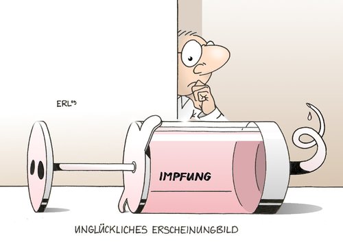 Unglückliches Erscheinungsbild