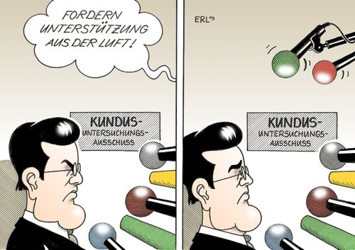 Cartoon: Untersuchungsausschuss (medium) by Erl tagged zu,guttenberg,kundus,luftangriff,information,desaster,untersuchungsausschuss,guttenberg,kundus,luftangriff,information,desaster,untersuchungsausschuss,skandal,verteidigung,militär