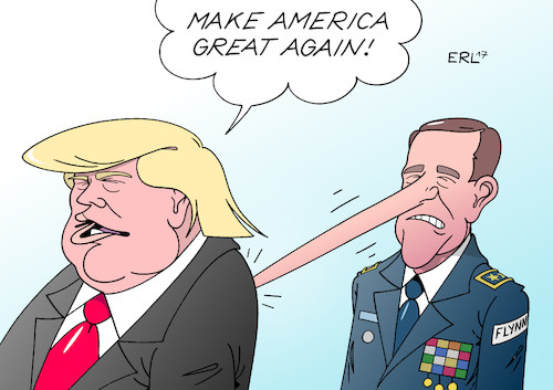 Cartoon: USA Rücktritt Flynn (medium) by Erl tagged usa,präsident,donald,trump,rücktritt,sicherheitsberater,michael,flynn,gespräch,russland,sanktionen,bericht,vizepräsident,mike,pence,lüge,rechtspopulismus,mannschaft,pannen,make,america,great,again,pinocchio,nase,lang,groß,karikatur,erl,usa,präsident,donald,trump,rücktritt,sicherheitsberater,michael,flynn,gespräch,russland,sanktionen,bericht,vizepräsident,mike,pence,lüge,rechtspopulismus,mannschaft,pannen,make,america,great,again,pinocchio,nase,lang,groß,karikatur,erl