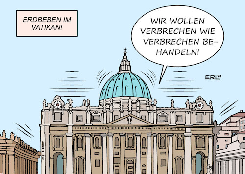 Cartoon: Vatikan (medium) by Erl tagged politik,religion,glaube,kirche,katholisch,vatikan,ankündigung,ahndung,kindesmissbrauch,sexueller,missbrauch,richtlinien,verbrechen,geistliche,vertuschung,verschleierung,kinder,karikatur,erl,politik,religion,glaube,kirche,katholisch,vatikan,ankündigung,ahndung,kindesmissbrauch,sexueller,missbrauch,richtlinien,verbrechen,geistliche,vertuschung,verschleierung,kinder,karikatur,erl