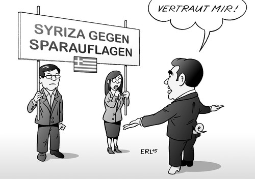 Vertrauen in Tsipras