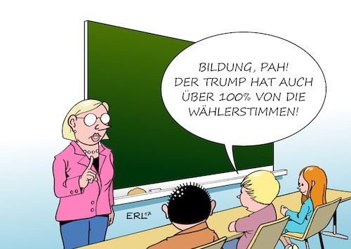 Cartoon: Viertklässler (medium) by Erl tagged bildung,schule,grundschule,bildungsniveau,absinken,viertklässler,vierte,klasse,mathematik,deutsch,lesen,lesefähigkeit,fähigkeit,lernen,lehrer,lehrerin,schüler,schülerin,kind,kinder,unterricht,migration,usa,präsident,donald,trump,karikatur,erl,bildung,schule,grundschule,bildungsniveau,absinken,viertklässler,vierte,klasse,mathematik,deutsch,lesen,lesefähigkeit,fähigkeit,lernen,lehrer,lehrerin,schüler,schülerin,kind,kinder,unterricht,migration,usa,präsident,donald,trump,karikatur,erl