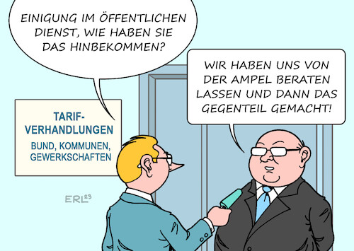 Cartoon: Von der Ampel nicht lernen (medium) by Erl tagged politik,tarifpartner,tarifparteien,tarifverhandlungen,öffentlicher,dienst,bund,kommunen,gewerkschaften,verdi,einigung,koaltion,ampel,spd,grüne,fdp,streit,karikatur,erl,politik,tarifpartner,tarifparteien,tarifverhandlungen,öffentlicher,dienst,bund,kommunen,gewerkschaften,verdi,einigung,koaltion,ampel,spd,grüne,fdp,streit,karikatur,erl