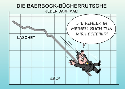 Cartoon: Vorbild Annalena (medium) by Erl tagged politik,bundestagswahl,kanzlerkandidatin,bündnis,90,die,grünen,annalena,baerbock,pleiten,pech,pannen,zahlungen,partei,lebenslauf,buch,übernahme,textpassagen,absturz,umfragen,umfragewerte,kanzlerkandidat,cdu,union,armin,laschet,nachahmung,vorbild,karikatur,erl,politik,bundestagswahl,kanzlerkandidatin,bündnis,90,die,grünen,annalena,baerbock,pleiten,pech,pannen,zahlungen,partei,lebenslauf,buch,übernahme,textpassagen,absturz,umfragen,umfragewerte,kanzlerkandidat,cdu,union,armin,laschet,nachahmung,vorbild,karikatur,erl