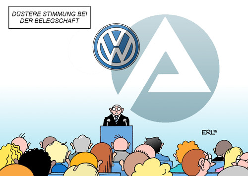 Cartoon: VW (medium) by Erl tagged abgasskandal,volkswagen,vw,erl,karikatur,schatten,düster,stimmung,arbeitslosigkeit,entlassung,arbeitsplätze,arbeitsplatz,angst,kosten,rückgang,absatz,betrug,software,abgaswerte,manipulation,vw,volkswagen,abgasskandal,manipulation,abgaswerte,software,betrug,absatz,rückgang,kosten,angst,arbeitsplatz,arbeitsplätze,entlassung,arbeitslosigkeit,stimmung,düster,schatten,karikatur,erl