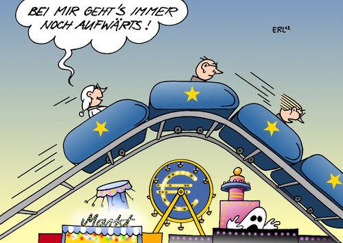 Cartoon: Wachstum (medium) by Erl tagged geisterbahnl,karussel,riesenrad,achterbahn,märkte,markt,deutschland,eurozone,euro,krise,wachstum,wirtschaft,wirtschaft,wachstum,krise,euro,eurozone,deutschland,achterbahn