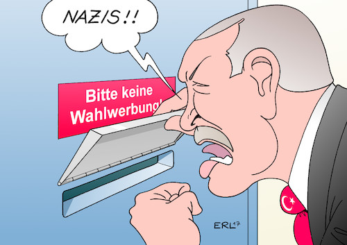 Cartoon: Wahlwerbung (medium) by Erl tagged türkei,präsident,erdogan,umbau,demokratie,präsidialsystem,abbau,meinungsfreiheit,pressefreiheit,grundrechte,referendum,wahl,wahlkampf,eu,niederlande,verbot,ausweisung,beschimpfung,verbalattacken,nazimethoden,nazi,nazis,eskalation,wahlwerbung,werbung,briefkasten,briefschlitz,karikatur,erl,türkei,präsident,erdogan,umbau,demokratie,präsidialsystem,abbau,meinungsfreiheit,pressefreiheit,grundrechte,referendum,wahl,wahlkampf,eu,niederlande,verbot,ausweisung,beschimpfung,verbalattacken,nazimethoden,nazi,nazis,eskalation,wahlwerbung,werbung,briefkasten,briefschlitz,karikatur,erl