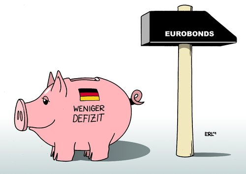 Cartoon: Weniger Defizit (medium) by Erl tagged krise,euro,weniger,geringer,deutschland,staatsdefizit,defizit,schulden,eurobonds,sparschwein,hammer,defizit,staatsdefizit,deutschland,geringer,weniger,euro,schulden,eurobonds,sparschwein,hammer