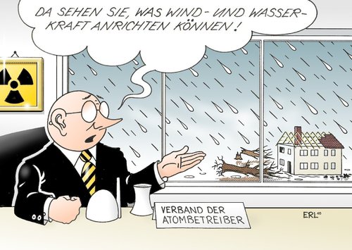 Cartoon: Wind- und Wasserkraft (medium) by Erl tagged energie,atomenergie,betreiber,energiekonzerne,brennelementesteuer,abgabe,erneuerbar,windkraft,wasserkraft,solarenergie,sonne,wetter,unwetter,sturm,regen,starkregen,energie,atomenergie,betreiber,energiekonzerne,brennelementesteuer,abgabe,erneuerbar,windkraft,wasserkraft,solarenergie,sonne,unwetter,sturm,regen,starkregen,atomkraft,akw,energien,alternativen,umwelt