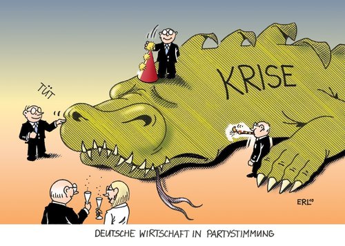 Wirtschaft in Partystimmung