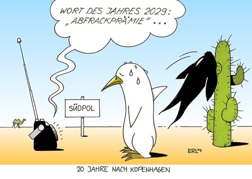 Cartoon: Wort des Jahres (medium) by Erl tagged klima,klimawandel,klimakonferenz,kopenhagen,erderwärmung,südpol,pinguin,frack,wort,des,jahres,abwrackprämie,klima,klimawandel,klimakonferenz,kopenhagen,erderwärmung,südpol,pinguin,frack,abwrackprämie,umwelt,natur