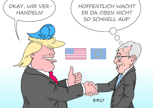 Cartoon: Zeitfenster (medium) by Erl tagged politik,usa,präsident,donald,trump,rechtspopulismus,wirtschaftspolitik,wirtschaft,nationalismus,abschottung,strafzölle,handel,welthandel,freihandel,einschränkung,america,first,gefahr,handelskrieg,eu,europa,besuch,kommissionspräsident,jean,claude,juncker,einigung,verhandlungen,twitter,wut,kehrtwende,geld,finanzen,karikatur,erl,politik,usa,präsident,donald,trump,rechtspopulismus,wirtschaftspolitik,wirtschaft,nationalismus,abschottung,strafzölle,handel,welthandel,freihandel,einschränkung,america,first,gefahr,handelskrieg,eu,europa,besuch,kommissionspräsident,jean,claude,juncker,einigung,verhandlungen,twitter,wut,kehrtwende,geld,finanzen,karikatur,erl