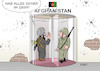Cartoon: Afghanistan (small) by Erl tagged afghanistan,flüchtlinge,deutschland,bundesregierung,abschiebung,teilweise,sicheres,herkunftsland,widerspruch,bundesländer,einsatz,bundeswehr,taliban,terror,drehtür,sicherheit,karikatur,erl