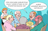 Cartoon: Beamte (small) by Erl tagged politik,rente,beiträge,vorschlag,bas,rentenkasse,beamte,einzahlen,ablehnung,cdu,csu,stammtisch,karikatur,erl