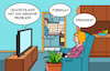 Cartoon: Bei beidem (small) by Erl tagged politik,drohne,flughafen,leipzig,sprengstoff,abwehr,mangelhaft,deutschland,fußball,karikatur,erl